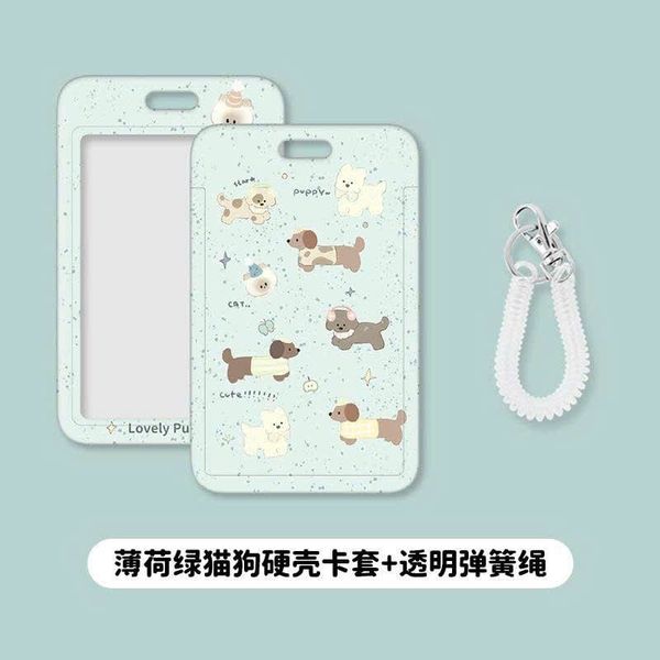 Dây đeo thẻ lò xo Black Cat