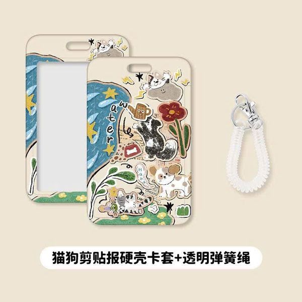 Dây đeo thẻ lò xo Black Cat