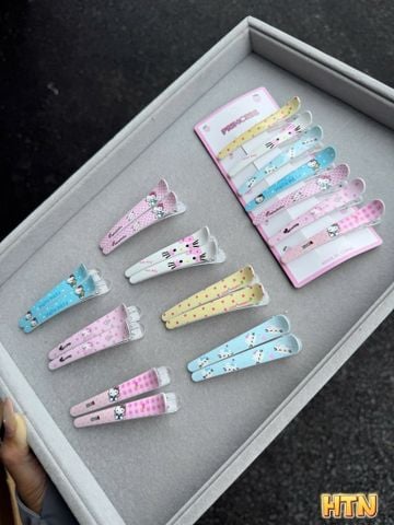 1 Chiếc Kẹp mỏ vịt dài kitty bản nhỏ