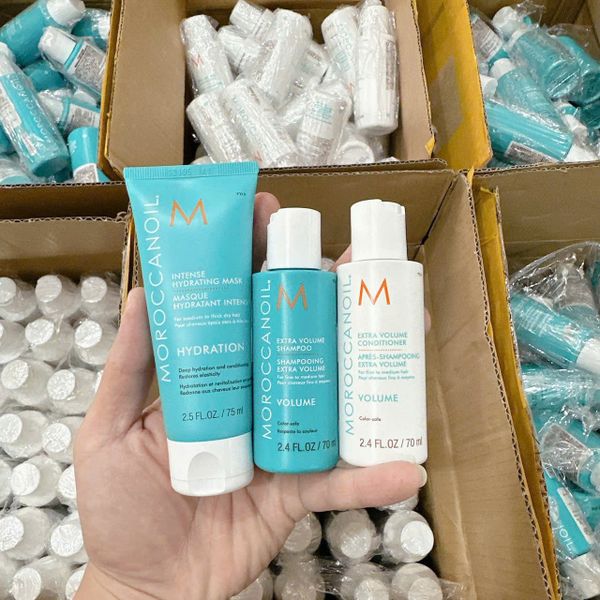 Set dưỡng phục hồi tóc Moroccanoil mini