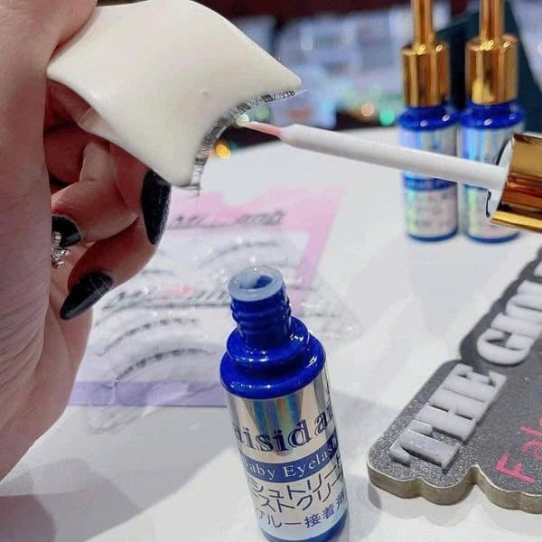 BAISIDAI Chai Keo Dán Mi Giả 15ml #Trắng