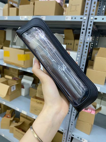 Bộ Cọ Trang Điểm 10 Cây Kèm Túi Da