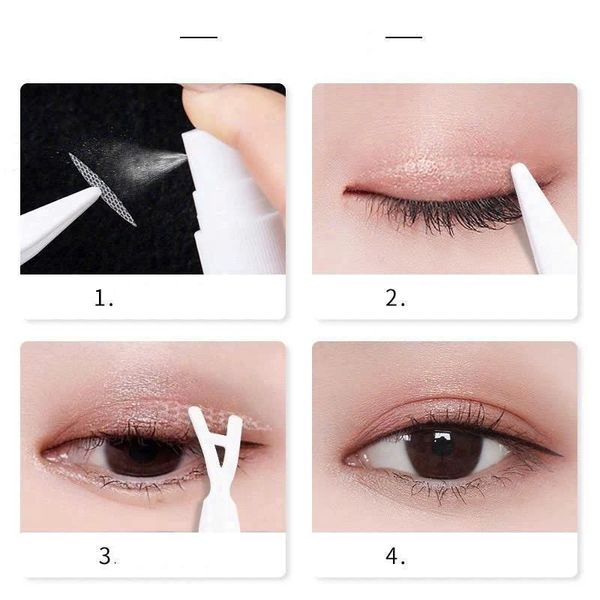 Dream Kiss Miếng Dán Kích Mí Lưới Cuộn Không Cần Keo Kèm Bình Xị