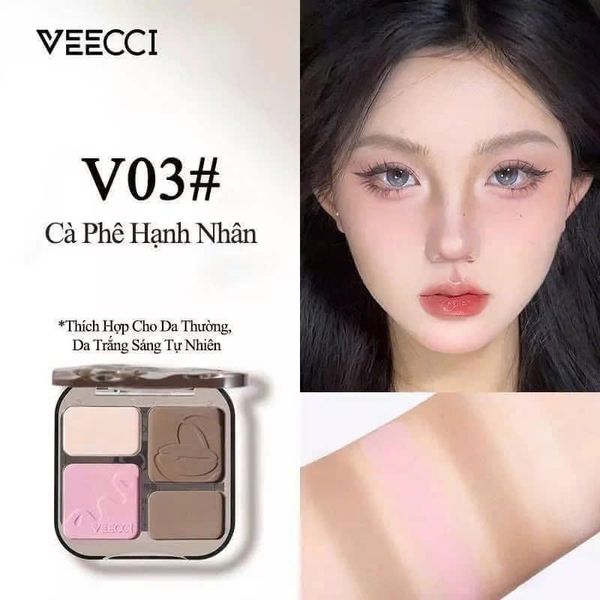 Phấn Bắt Sáng & Tạo Khối Lâu Trôi 2in1 Veecci Shading Matte Highlights 8g