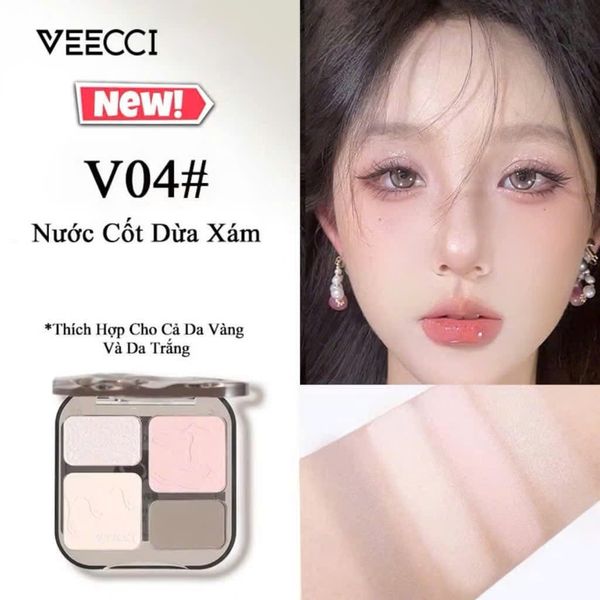 Phấn Bắt Sáng & Tạo Khối Lâu Trôi 2in1 Veecci Shading Matte Highlights 8g