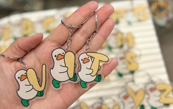 Móc khoá chữ meka vịt