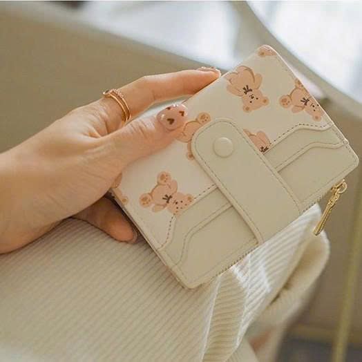 Ví ngắn Moria gấu vàng