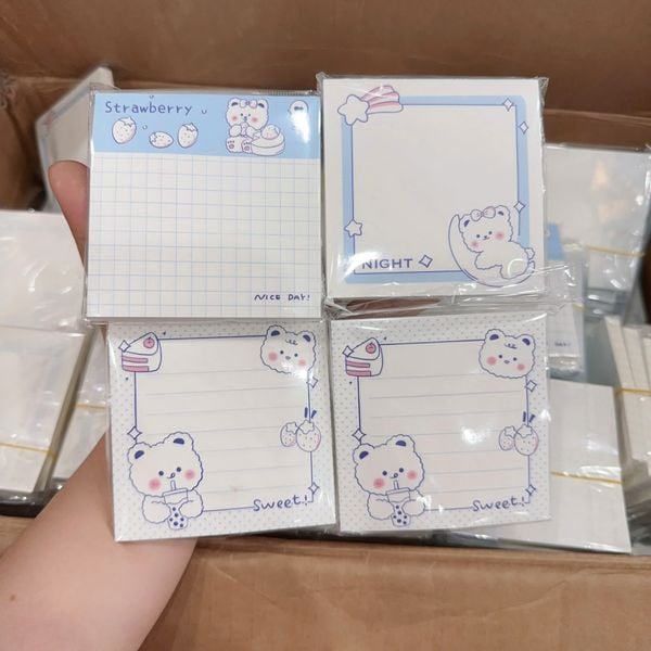 Note 80 tờ gấu xanh