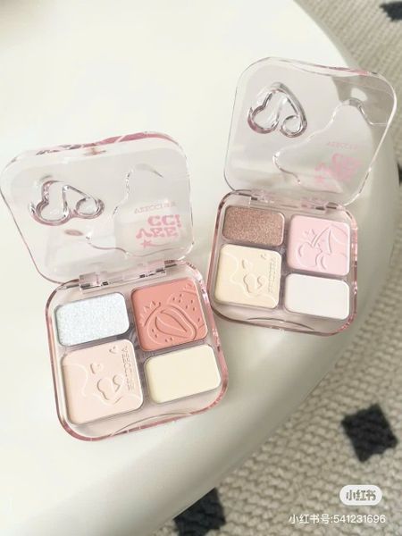 Phấn Má Hồng, Bắt Sáng & Tạo Khối 4in1 Veecci Pearlescent Highlight 9g