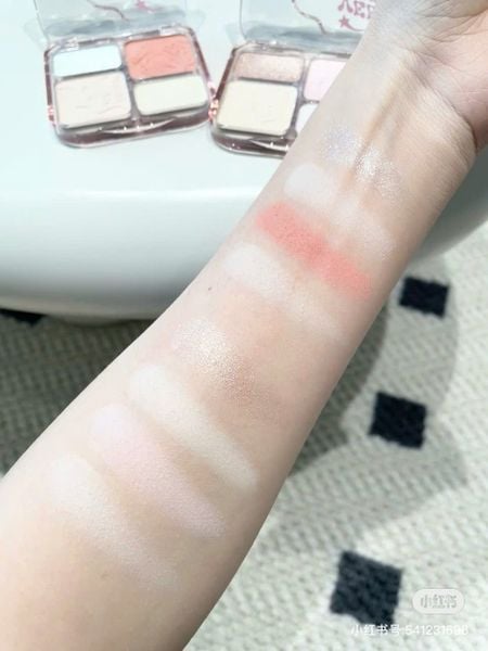 Phấn Má Hồng, Bắt Sáng & Tạo Khối 4in1 Veecci Pearlescent Highlight 9g