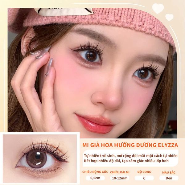 ELYZZA Mi Giả Tự Nhiên 10-12mm #huongduong