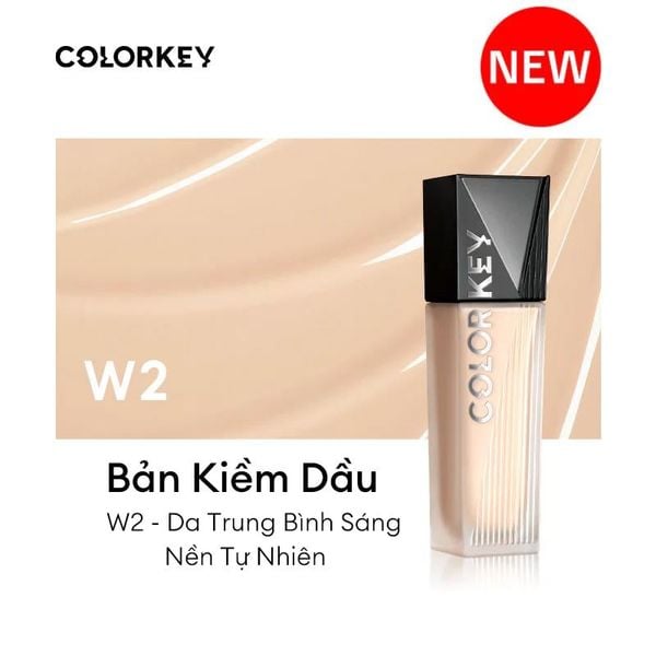 Kem Nền Dạng Lỏng Lâu Trôi, Mỏng Nhẹ Colorkey Matte Flawless Liquid Foundation 30g