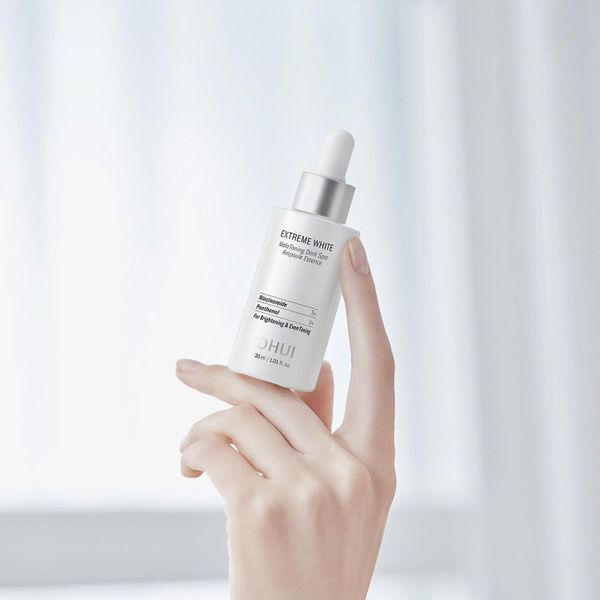 (CÔNG TY) Tinh Chất Trị Nám OHUI Extreme White Melanin Dark Spot Ampoule Essence 30ml