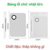Khay trộn nền chữ nhật kèm cây trộn chữ nhật inox