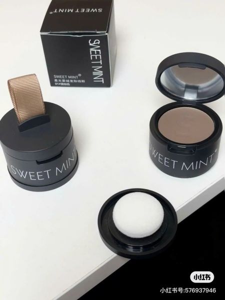 SWEET MINT Phấn Che Hói #01 Nâu đen