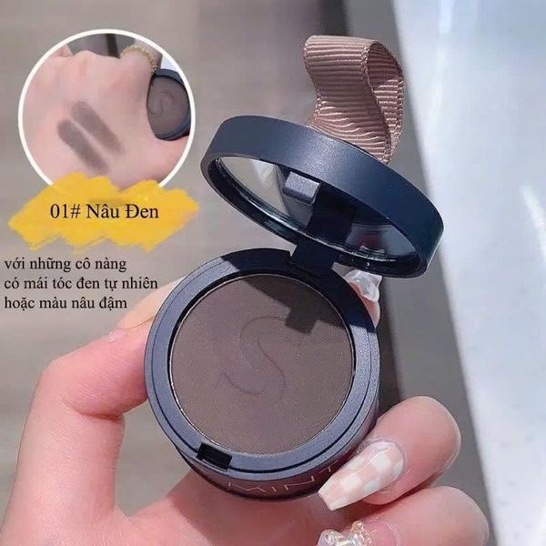 SWEET MINT Phấn Che Hói #01 Nâu đen