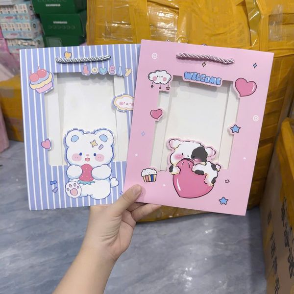 Túi quà kính dọc