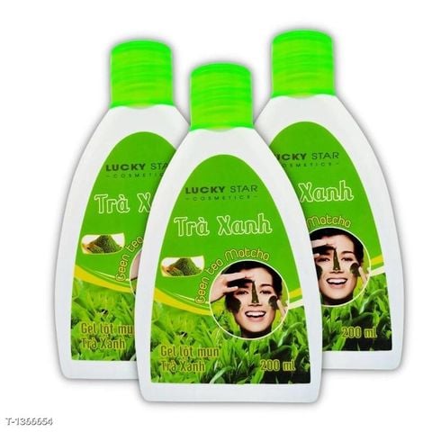 Chai Gel lột mụn trà xanh 200gr