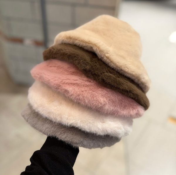 Mũ bucket lông mịn