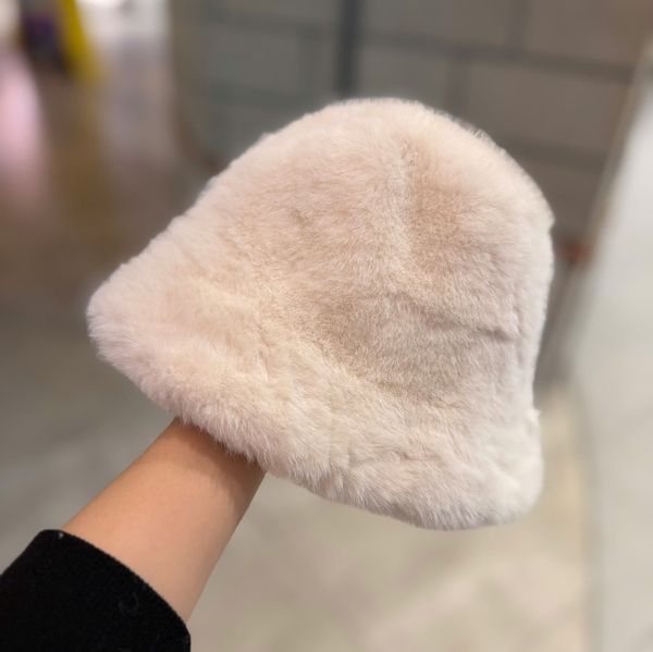 Mũ bucket lông mịn