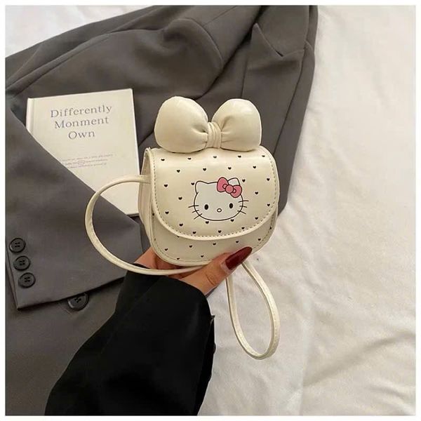 Túi đeo chéo, cầm tay hello kitty (nơ bóng, chấm bi)