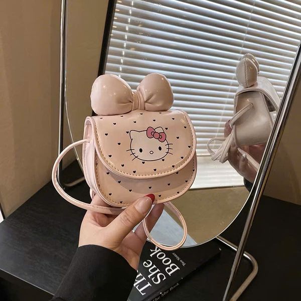 Túi đeo chéo, cầm tay hello kitty (nơ bóng, chấm bi)