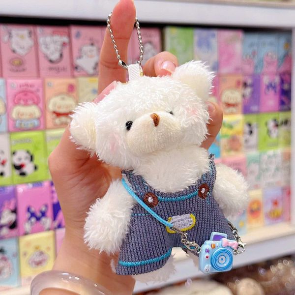 Móc khóa gấu trắng đeo mấy ảnh