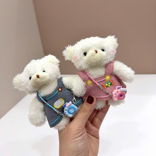 Móc khóa gấu trắng đeo mấy ảnh