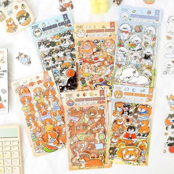 Sticker chó chiwawa 4 tấm