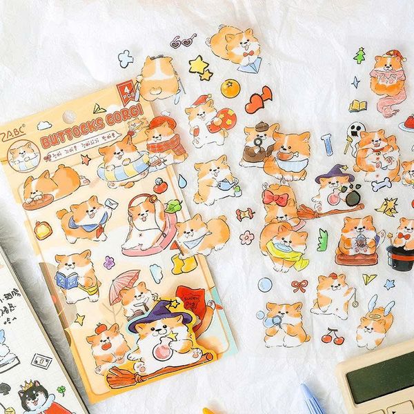Sticker chó chiwawa 4 tấm