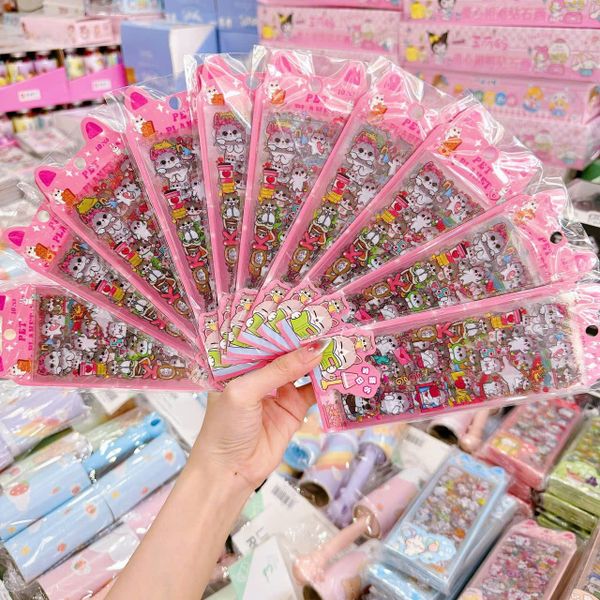 Sticker 10 tấm thú Pet Planet