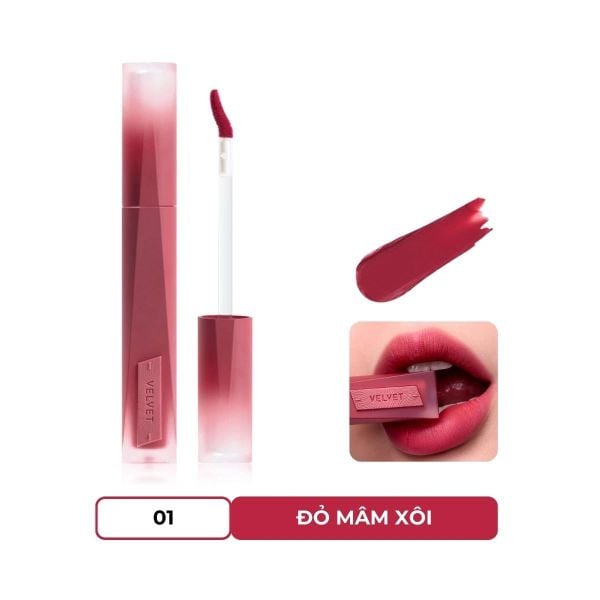 NEW Son Kem Lì 3CE Nhung Lì Velvet Lip Tint Plush 4g