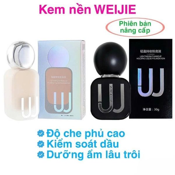 [Bản Nâng Cấp ]Kem Nền Và Kem Lót Z.W.J Weijie Lightweight Makeup Holding Liquid 30ml