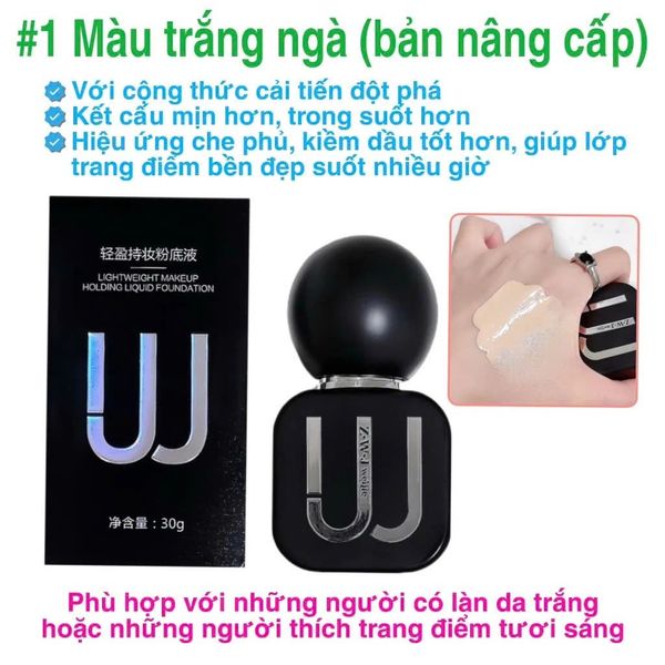 [Bản Nâng Cấp ]Kem Nền Và Kem Lót Z.W.J Weijie Lightweight Makeup Holding Liquid 30ml