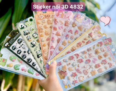 Sticker nổi 3D 4832