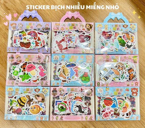 Sticker bịch nhiều miếng nhỏ quai xách