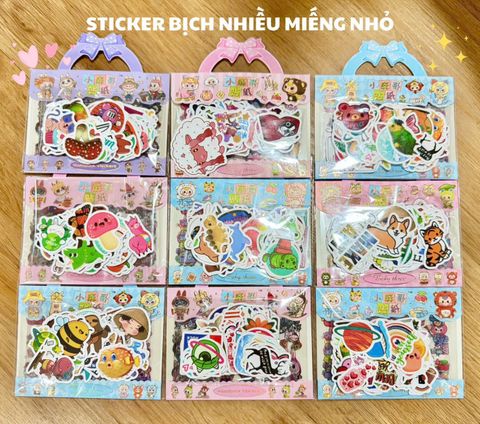 Sticker bịch nhiều miếng nhỏ quai xách