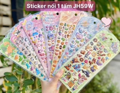 Sticker nổi 1 tấm JH59W