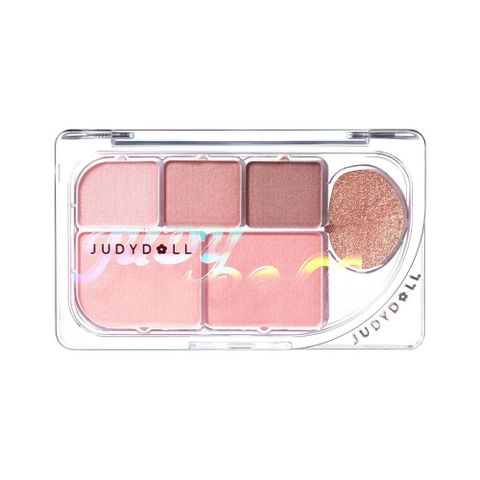 Bảng phấn mắt má hồng highlight 6 ô Judydoll Elaborate Tự Nhiên Lâu Trôi Bám Màu Đa Sắc Màu