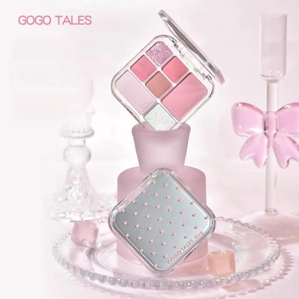 GOGO TALES Bảng Phấn Mắt 7 ô Handy Girlish Comprehensive Powder Palette