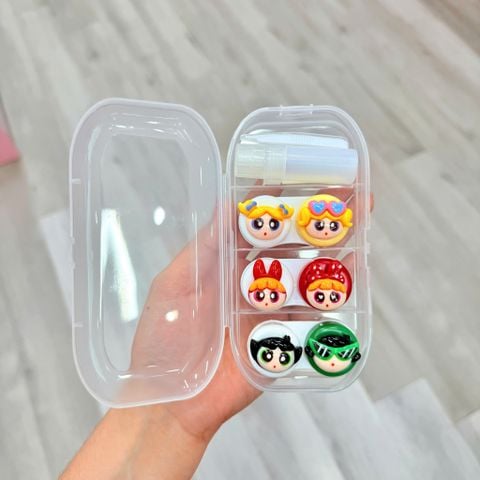 Khay lens 3 ô charm