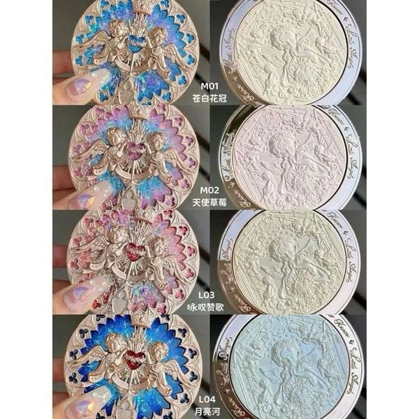 Flower Knows Phấn Bắt Sáng Little Angel Collection Embossed Highlighter