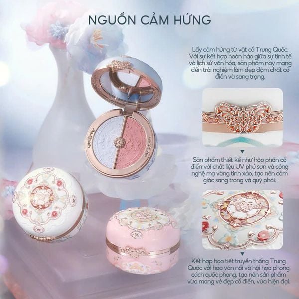 Phấn Má Hồng Flower Knows Butterfly Cloud Collar 6g Highlight và Má hồng 2in1