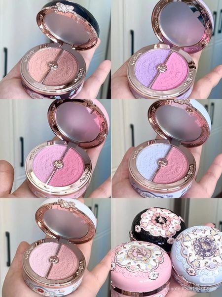 Phấn Má Hồng Flower Knows Butterfly Cloud Collar 6g Highlight và Má hồng 2in1