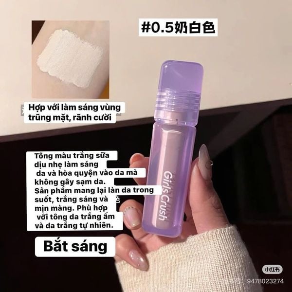 Che Khuyết Điểm Girls Crush Water Velvet Concealer 8G