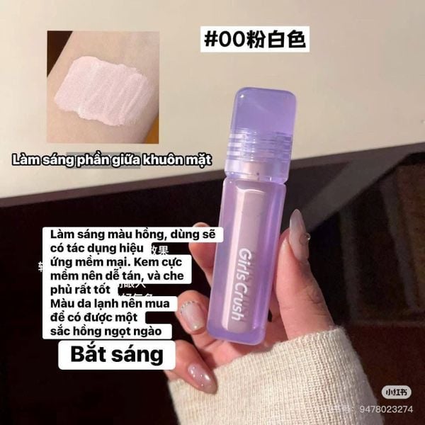 Che Khuyết Điểm Girls Crush Water Velvet Concealer 8G