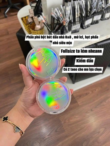 RED & BLACK Phấn bột rời, phấn lì, trong suốt, không trôi makeup