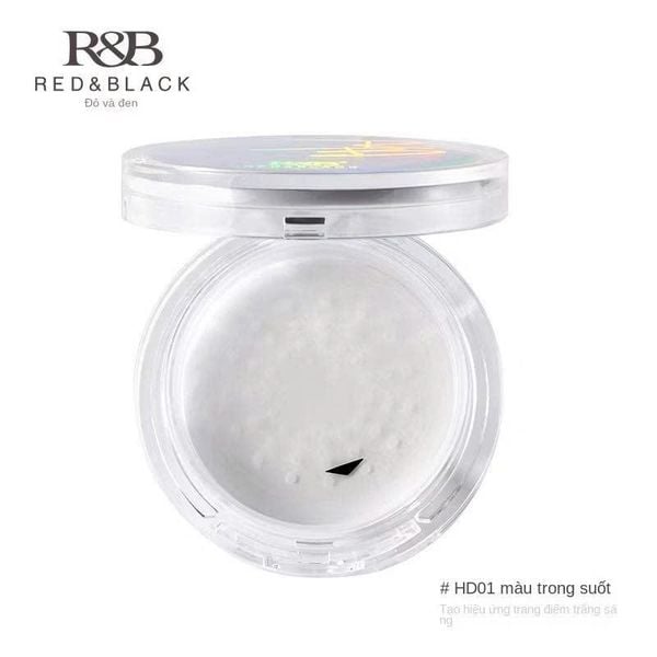 RED & BLACK Phấn bột rời, phấn lì, trong suốt, không trôi makeup