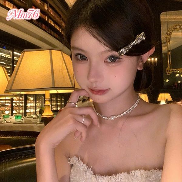 1 Kẹp nơ full đá màu bạc