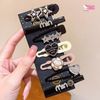 Vỉ 6-7 kẹp charm hiệu ( vỉ đen )